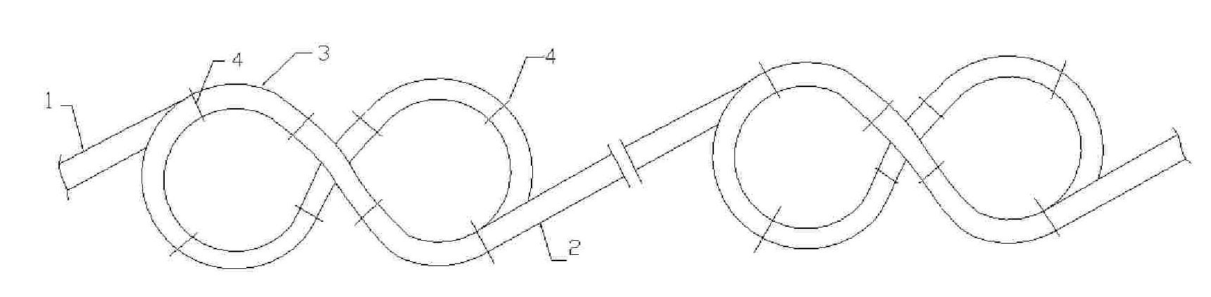 Method and device for transporting communication optical cable