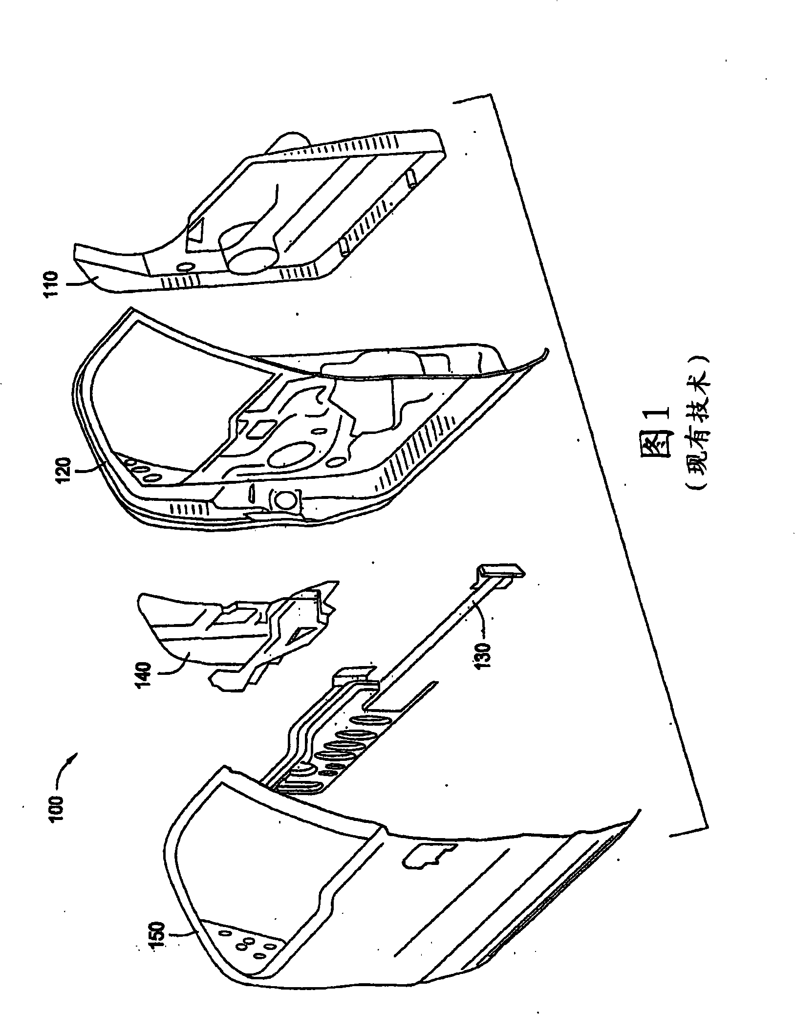 Door assembly with core module having integrated belt line reinforcement