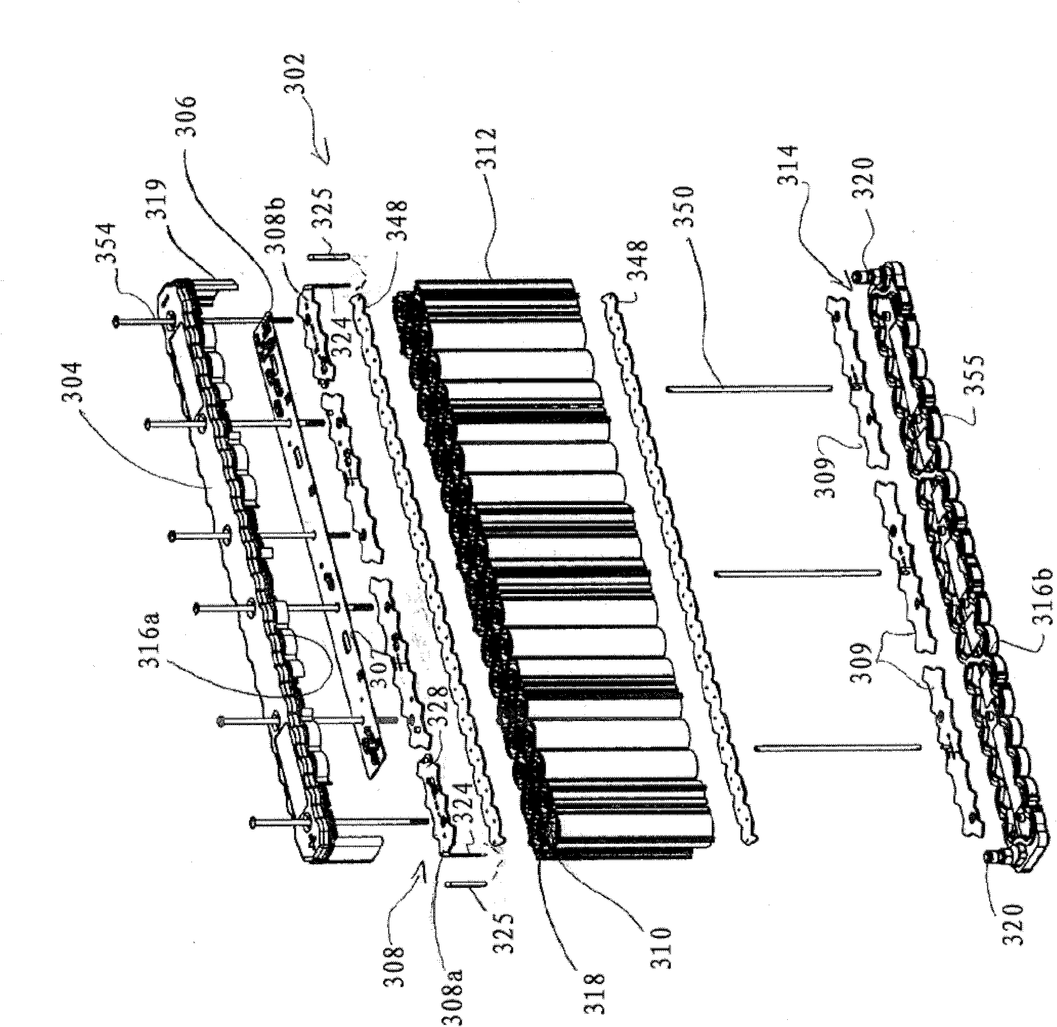 Flexible voltage nested battery module design