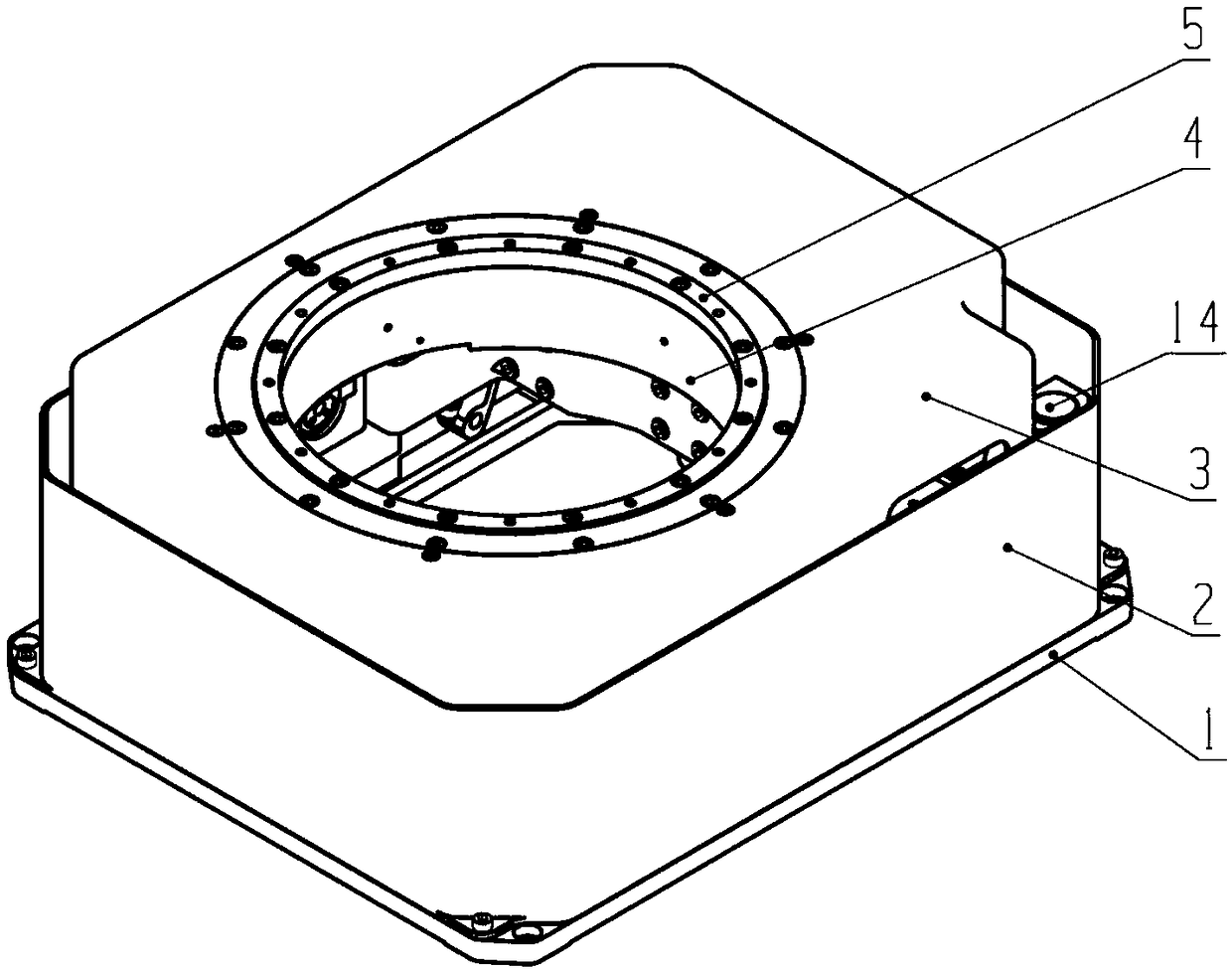 Three-axis inertial stabilization platform