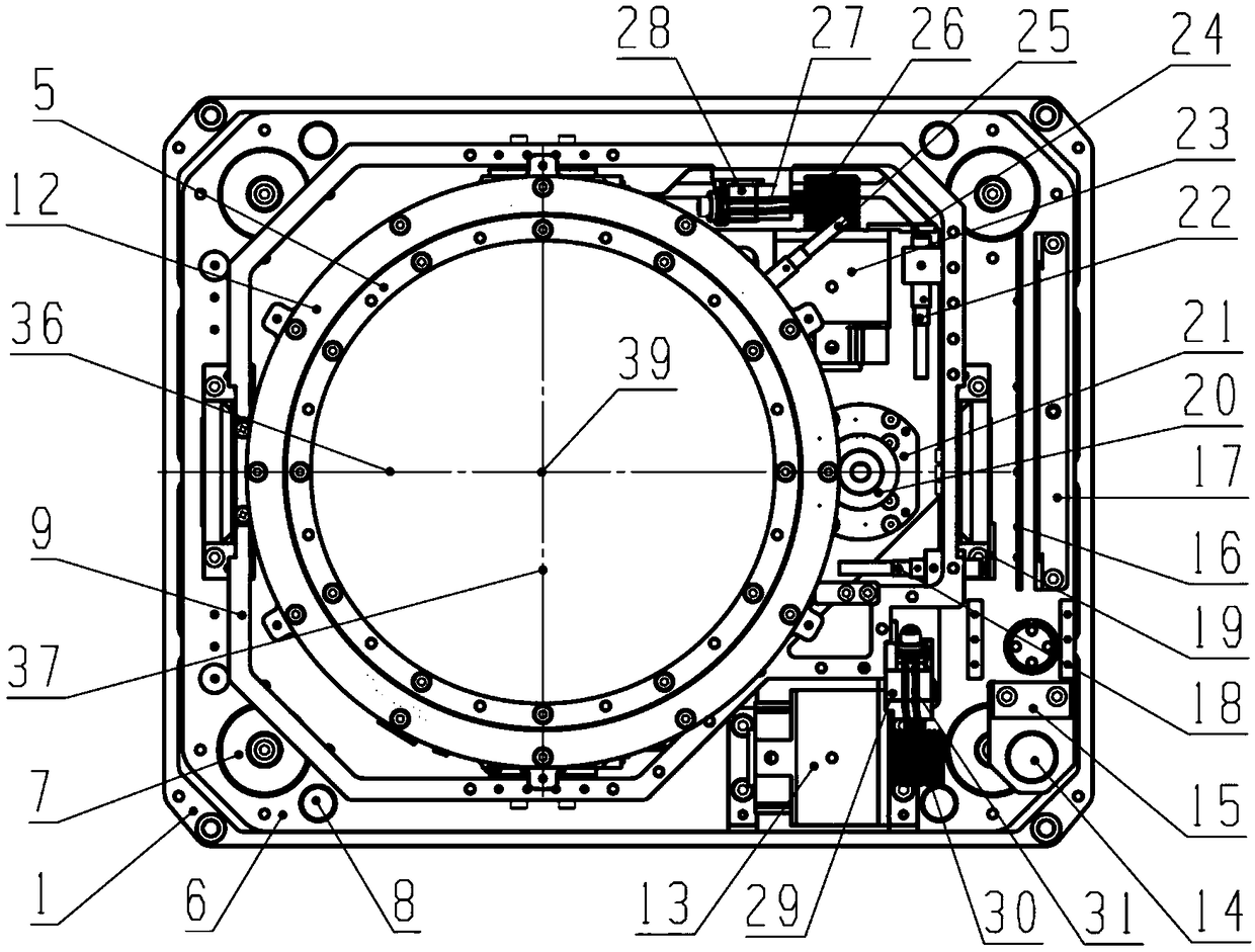 Three-axis inertial stabilization platform