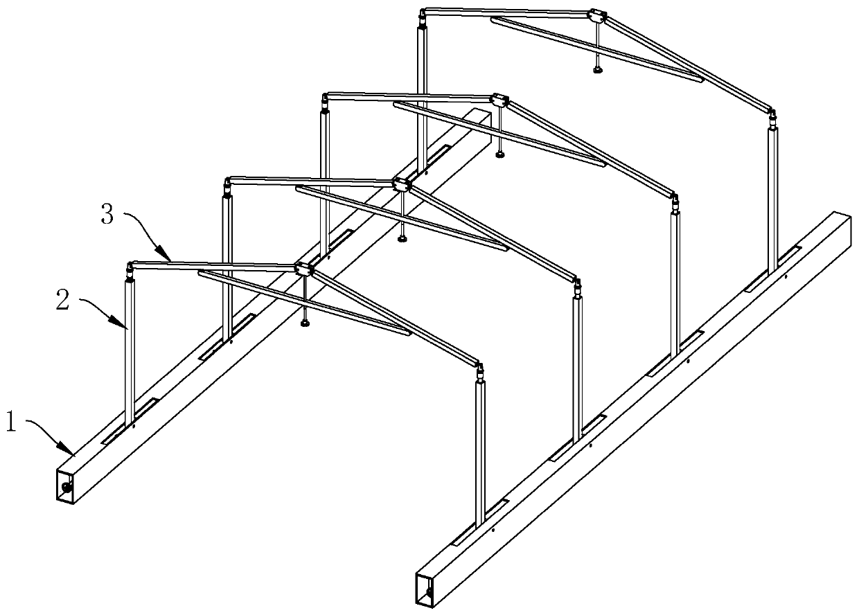 Steel structure house frame