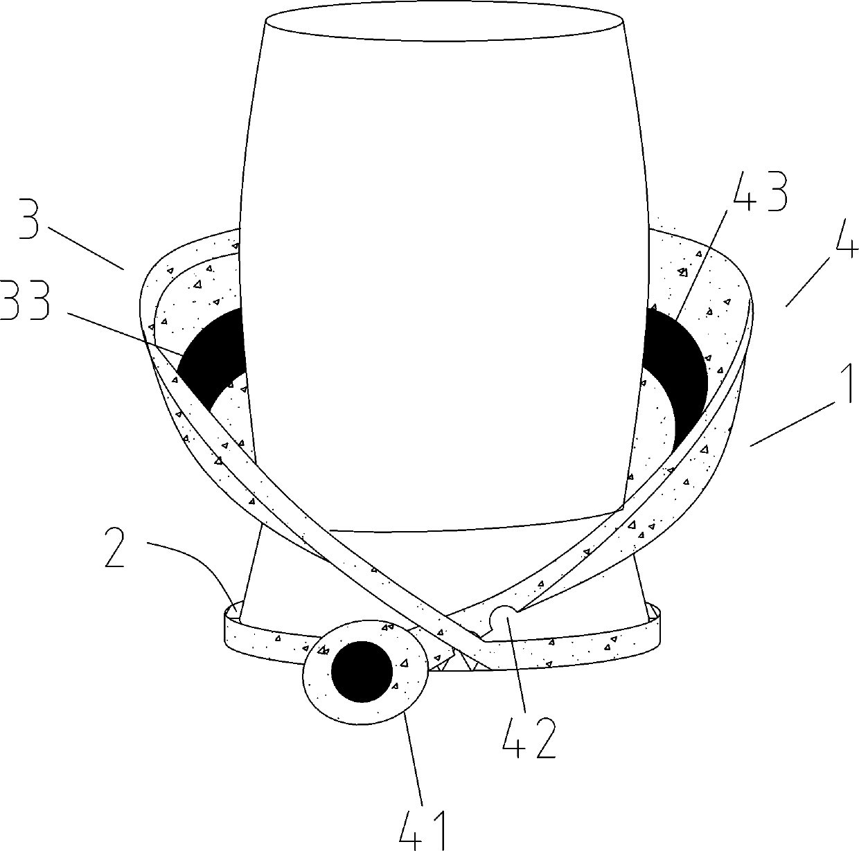 Heat insulation pad with conduction and heat radiation effects