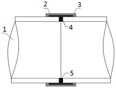 A connection method for large-diameter pipeline installation