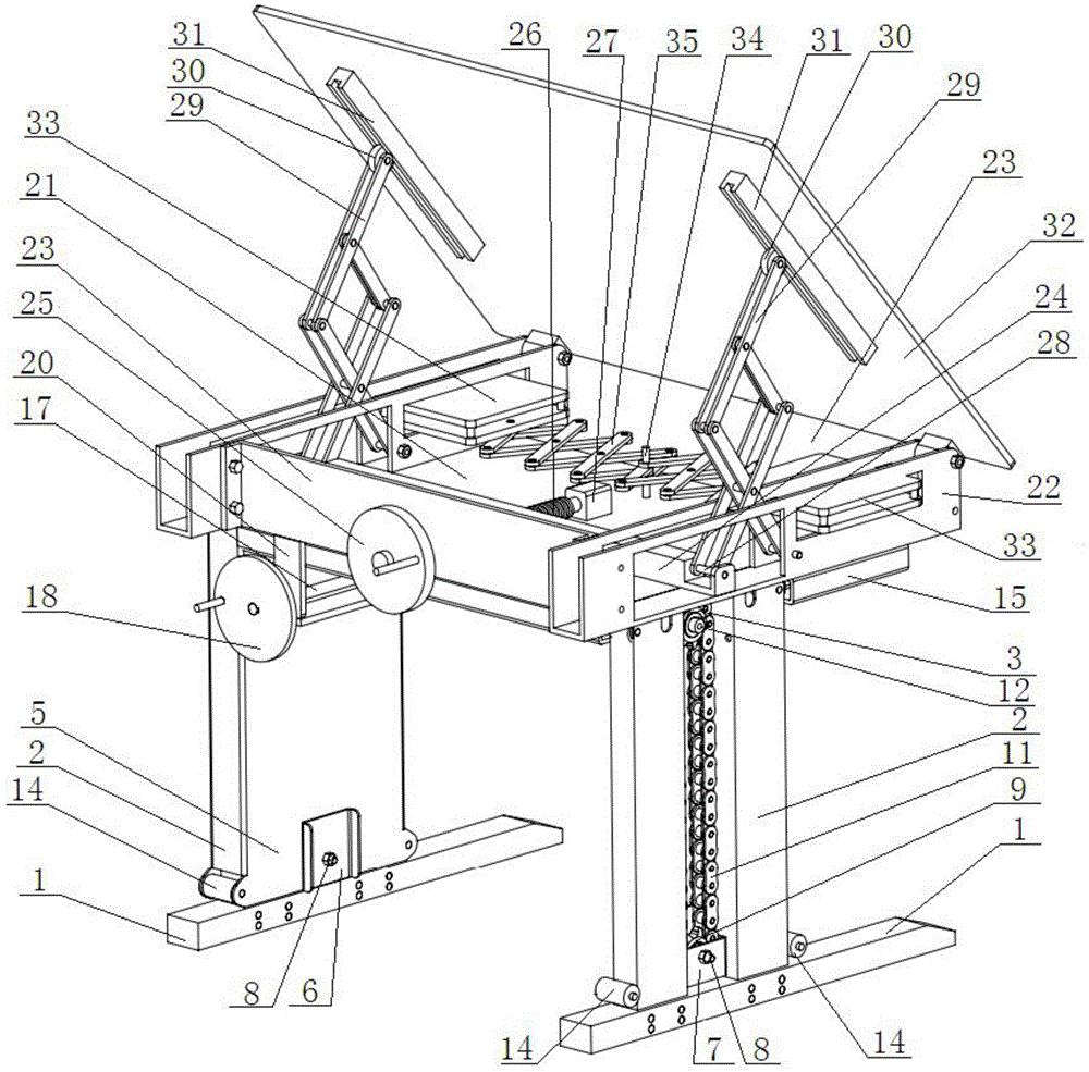 Manual and automatic integrated multifunctional drawing desk