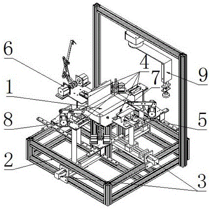 Carton inserting tongue packaging robot capable of being adaptive to trays with various specifications