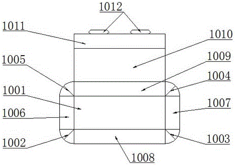 Carton inserting tongue packaging robot capable of being adaptive to trays with various specifications