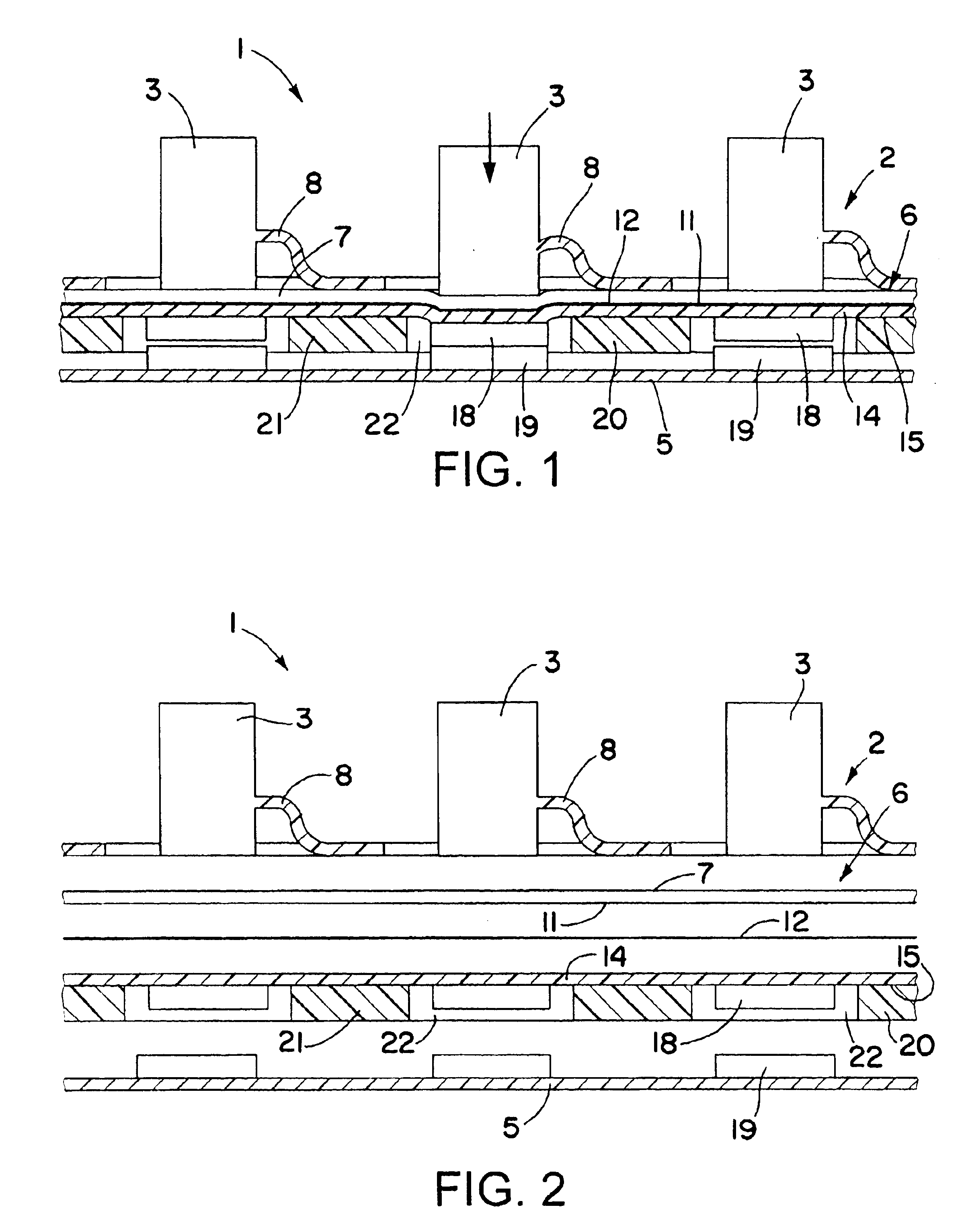 Integrated switch and backlight assembly