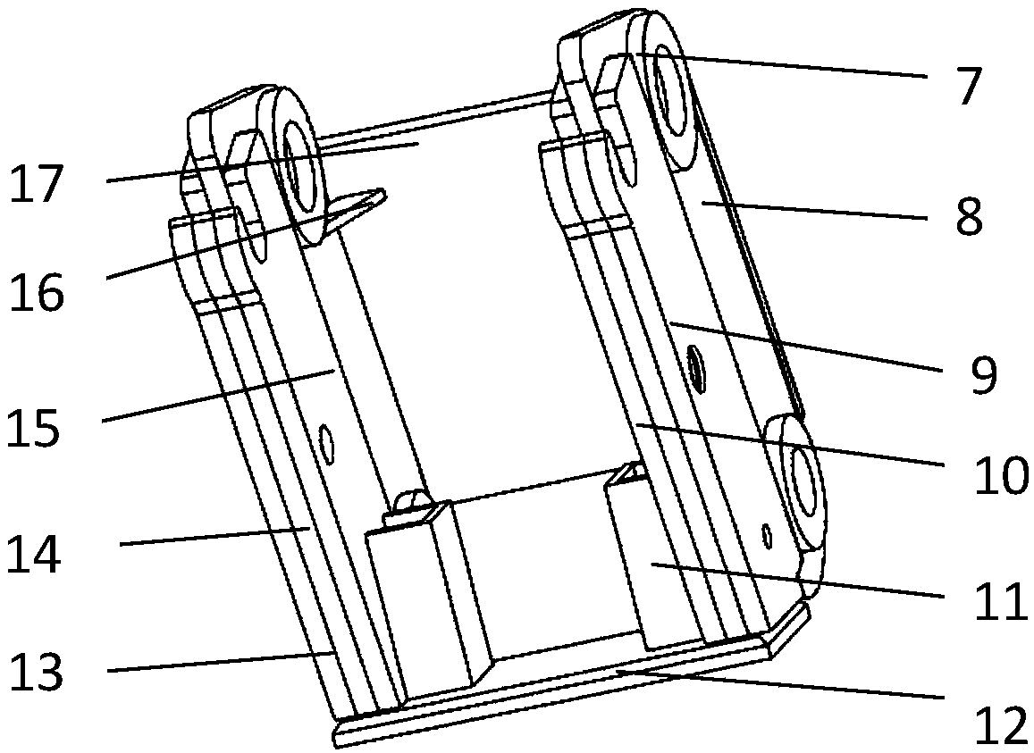 Manual quick changing device for working tools of roadway repairing machine and operation method thereof