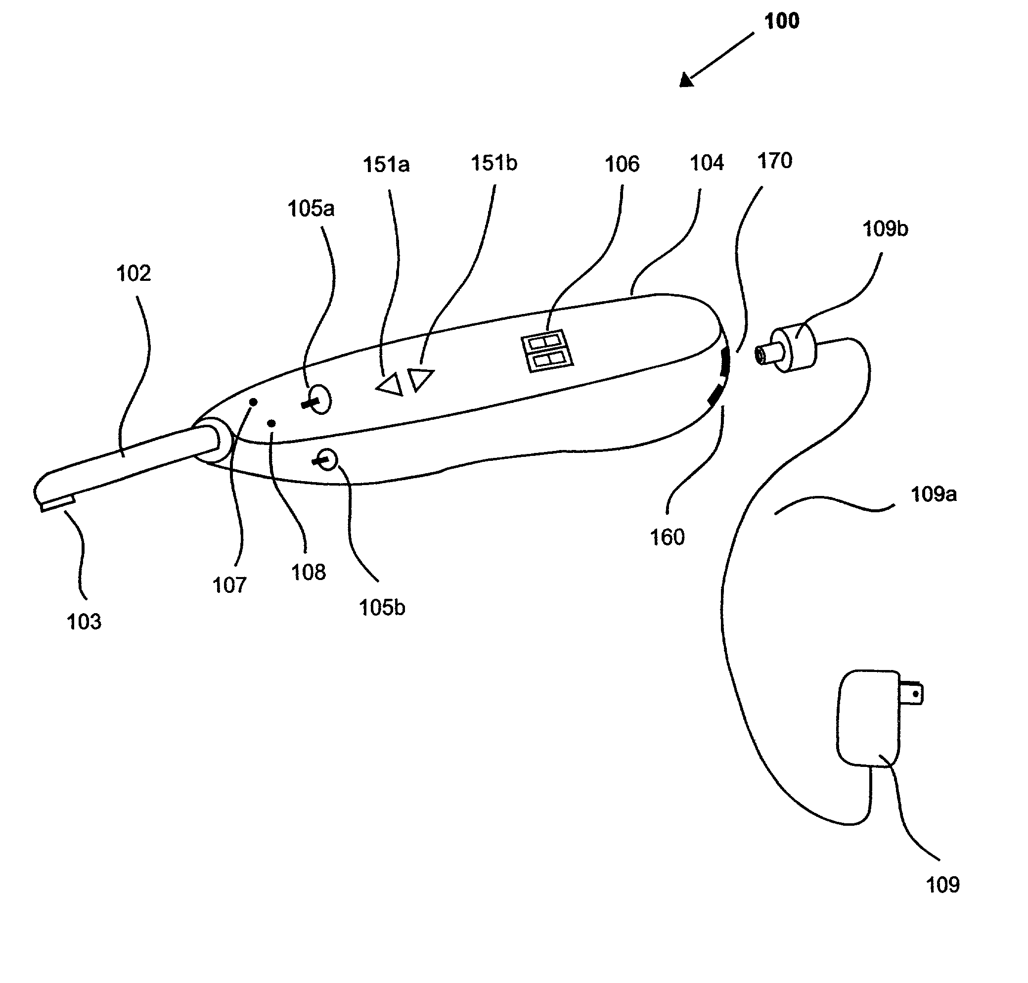 Dental curing light