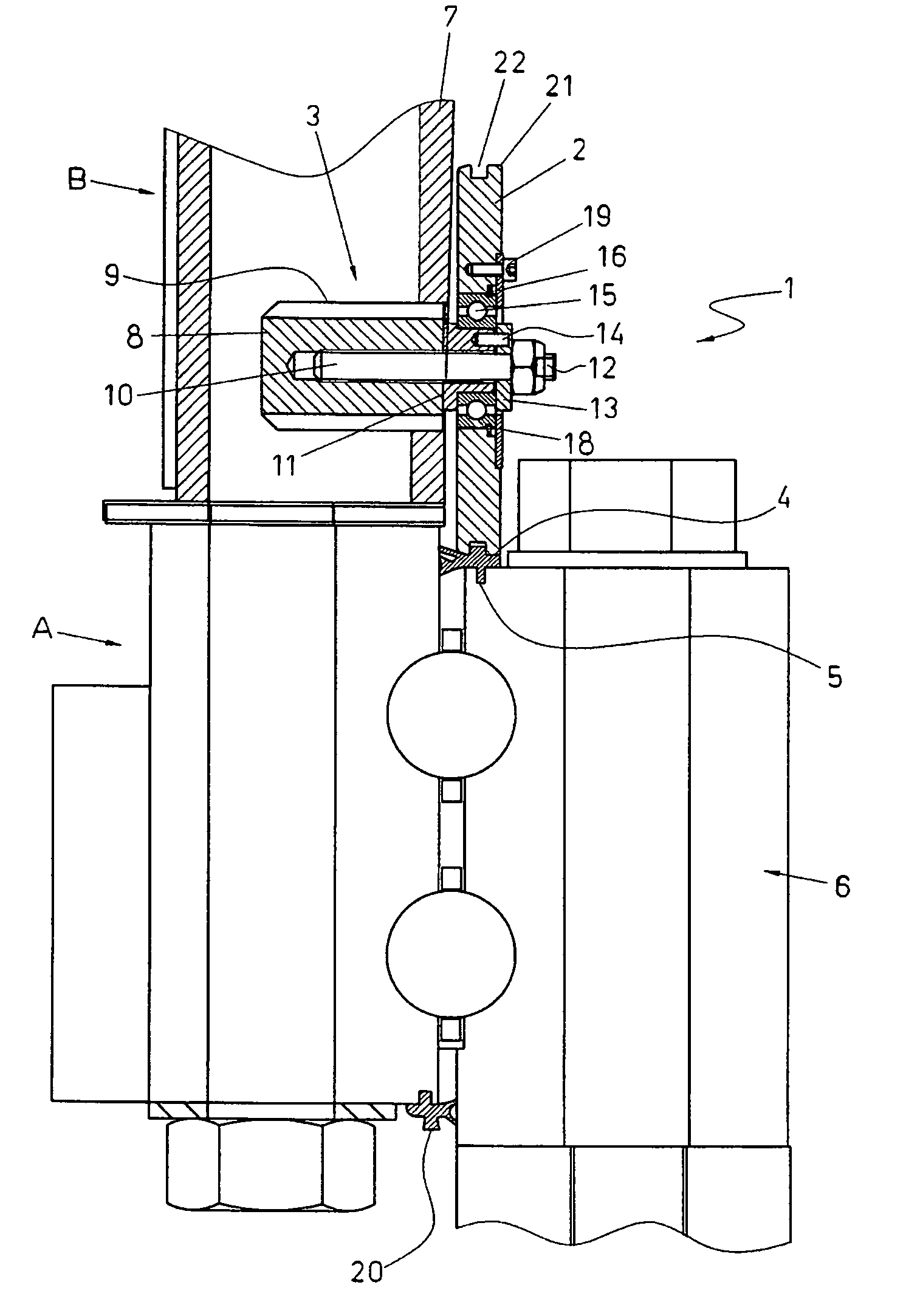 Device for fitting a seal