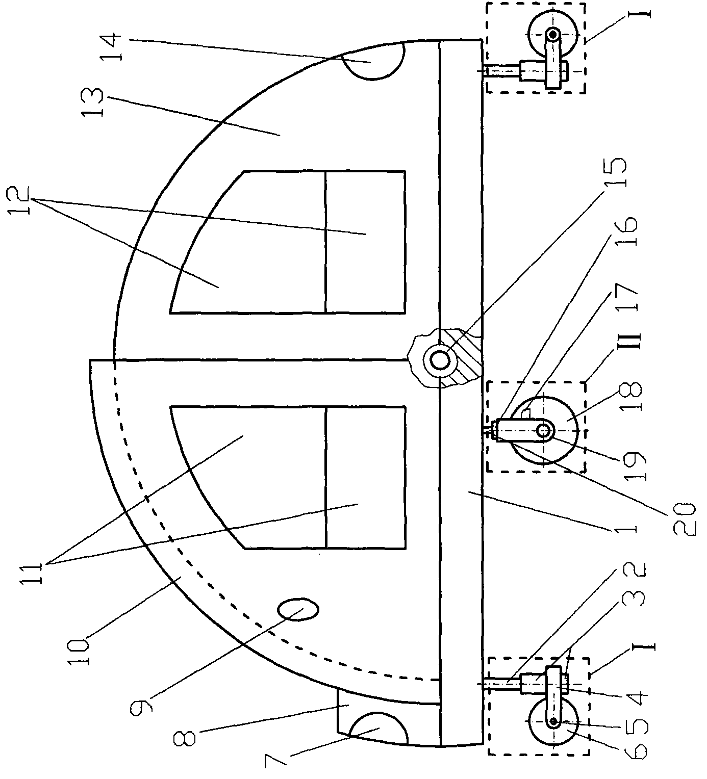 Electric vehicle allowing movement in any direction