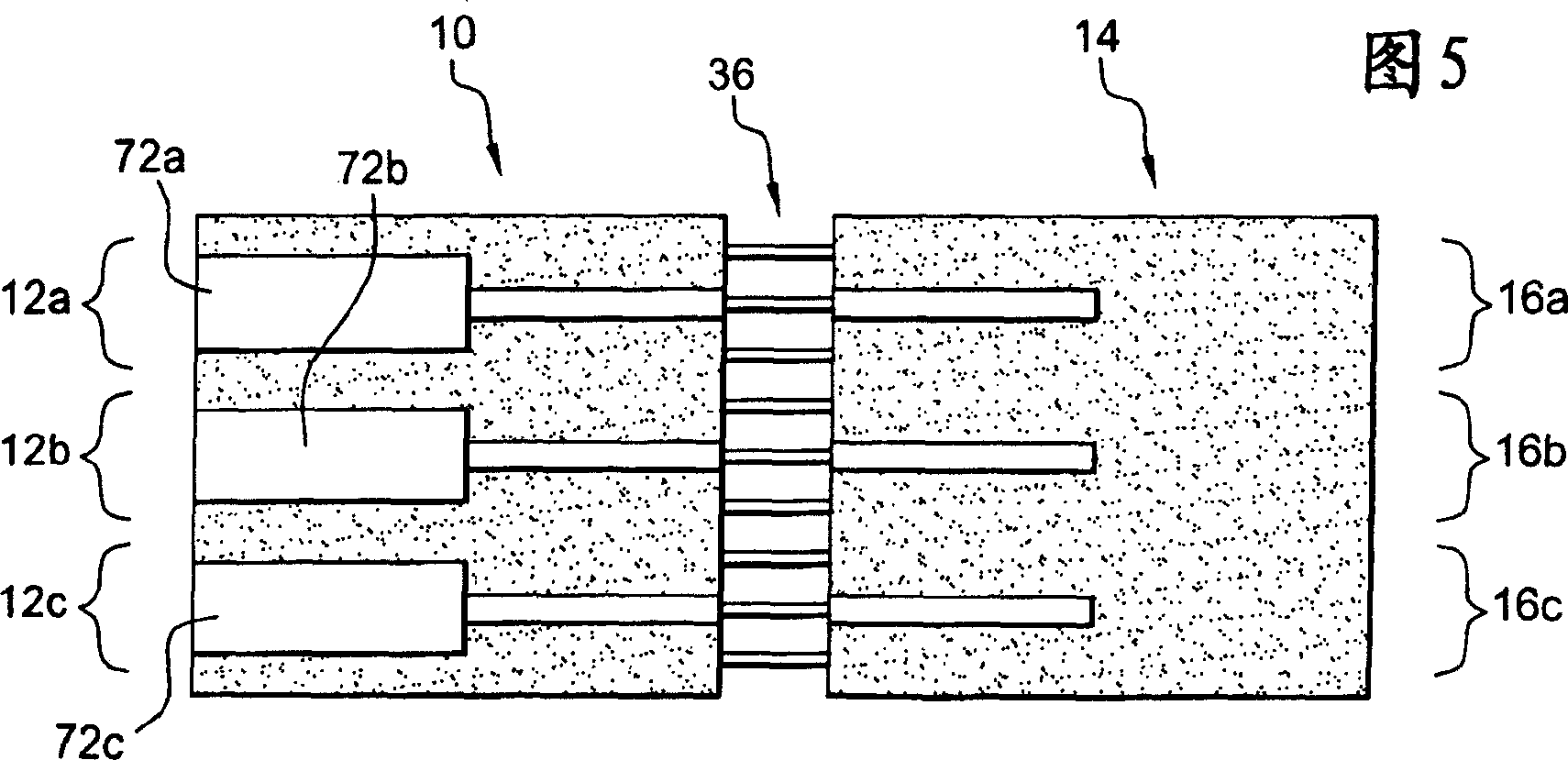 Arrangement for connecting two circuit boards by connector, coplanar structural section and microstrip structural section