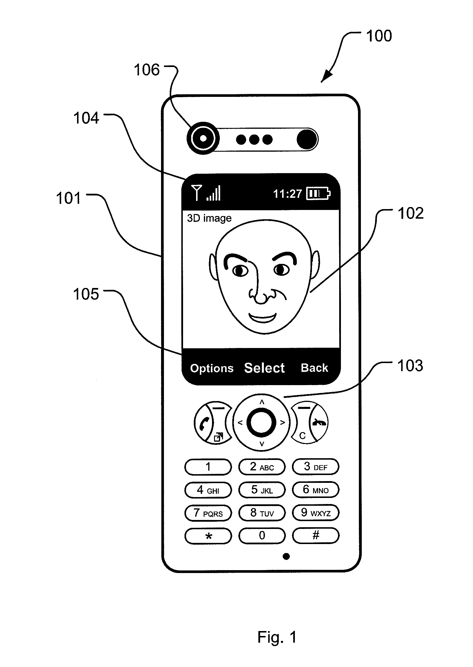 Security by z-face detection