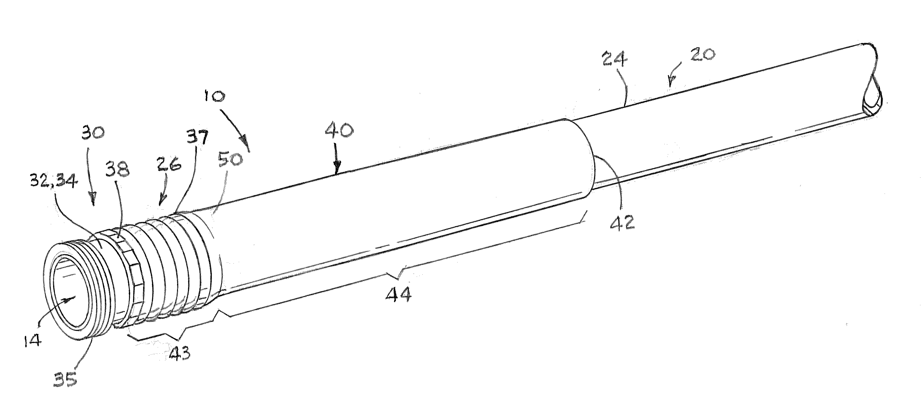 Garden hose coupling with protective, strain reducing sleeve