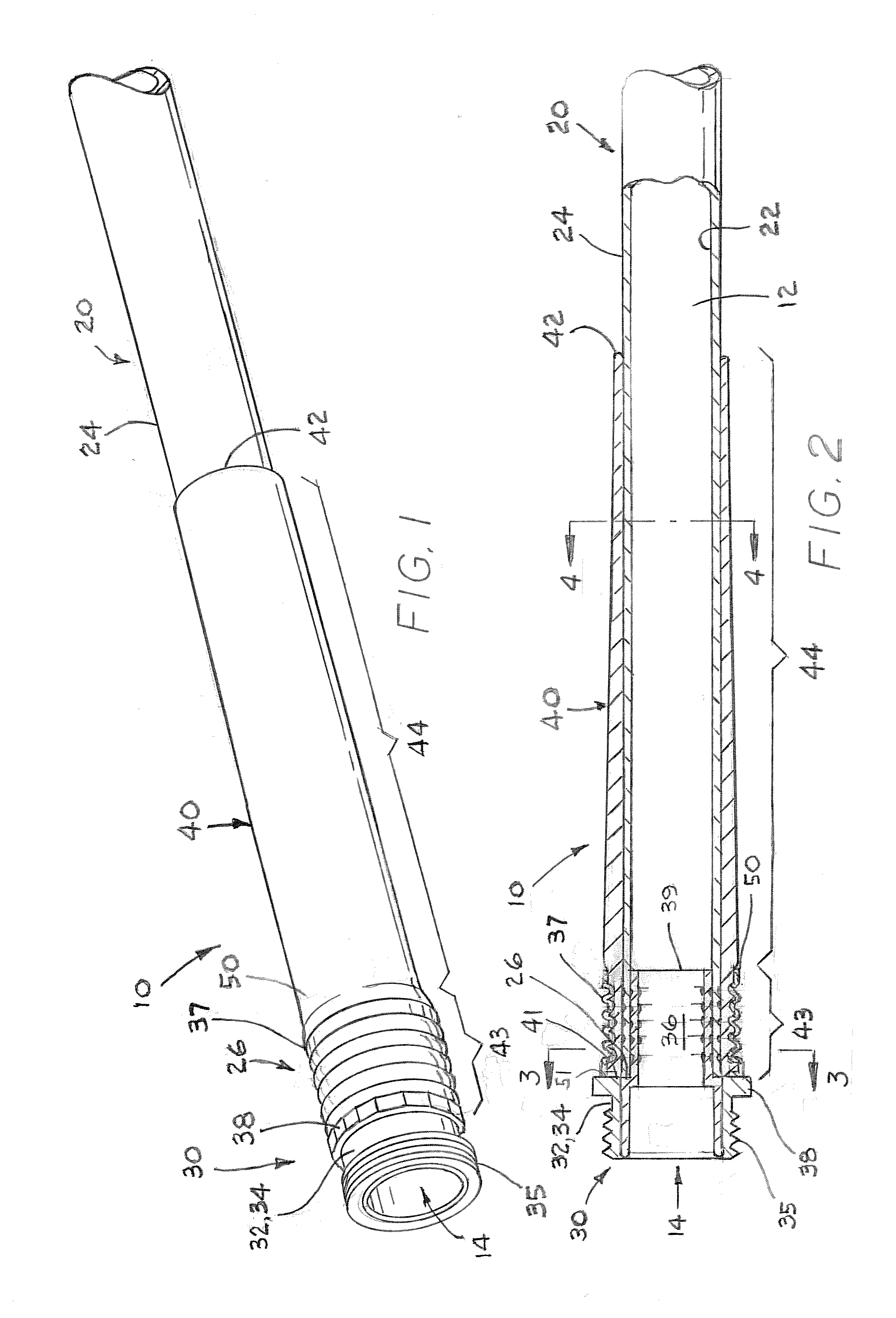 Garden hose coupling with protective, strain reducing sleeve