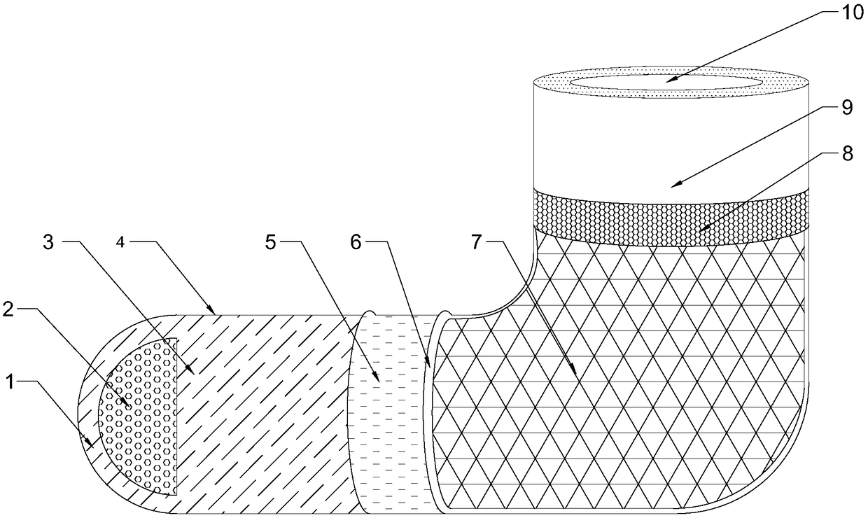 Foot dry cracking preventing sock