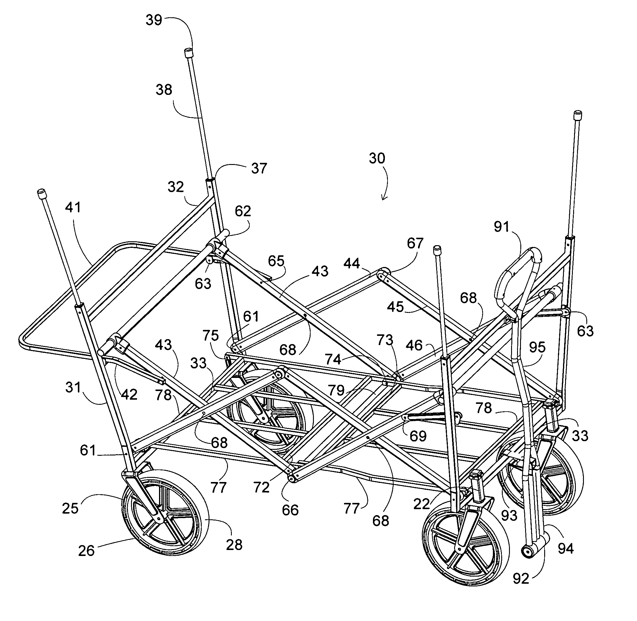 Folding wagon