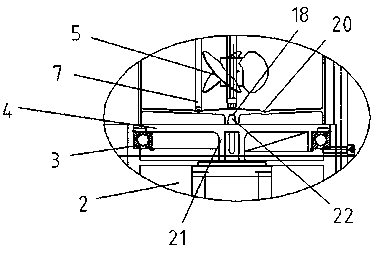 Vertical type rotary tank bioreactor for large-scale cell culturing