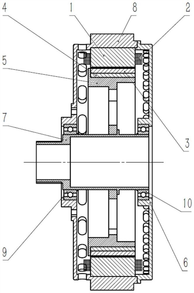 High-power-density and high-efficiency permanent magnet synchronous motor for electric aircraft