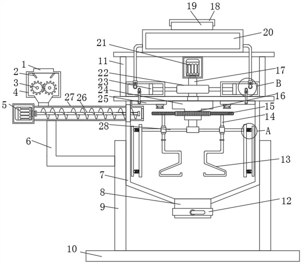 Efficient soil purification device for heavy metal pollution