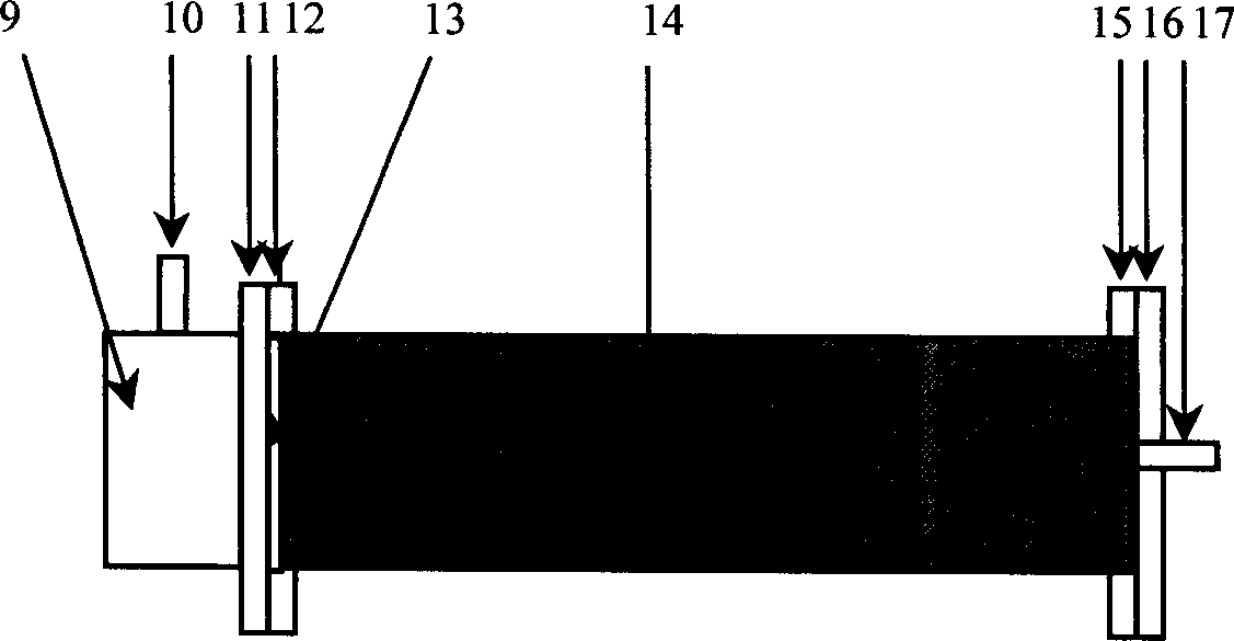 Method for treating polluted soil and device