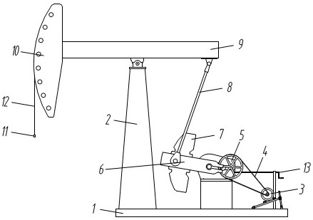 Beam-pumping unit device