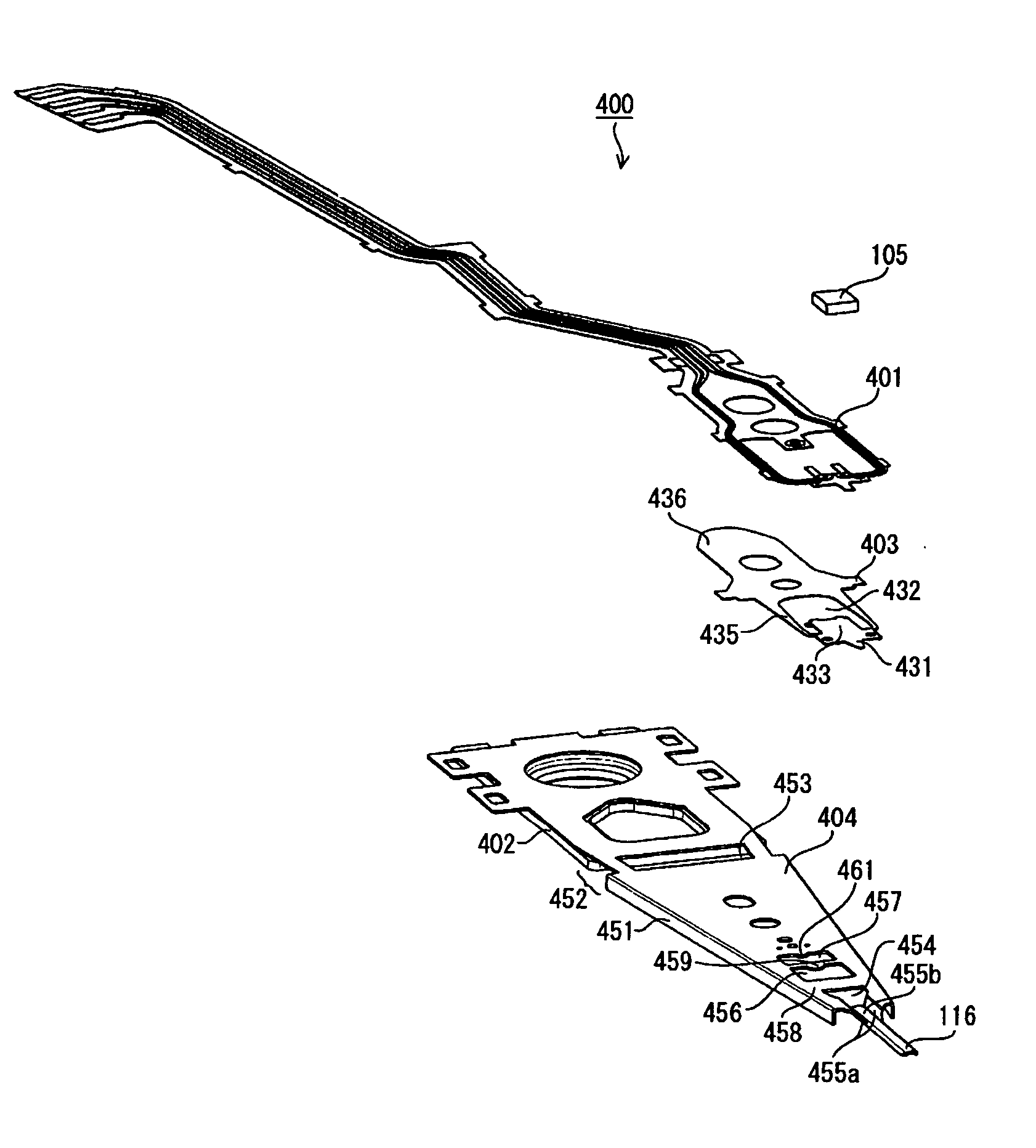 Data storage device and suspension