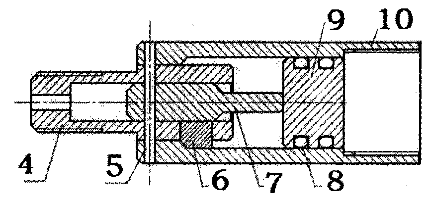 Small-size quickly separated firer-unlocking bolt