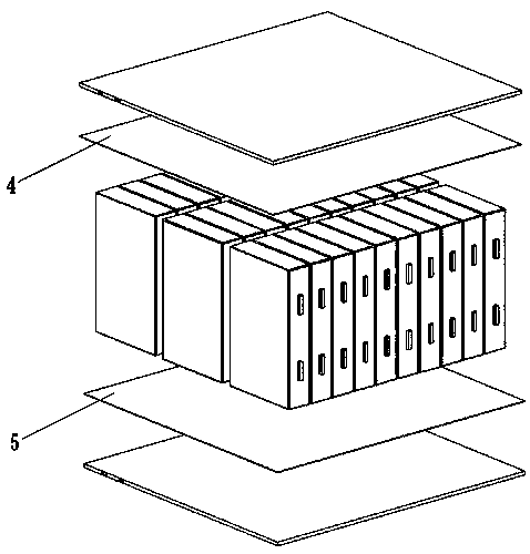 Bidirectional flow channel battery cooling plate and liquid cooling power battery module