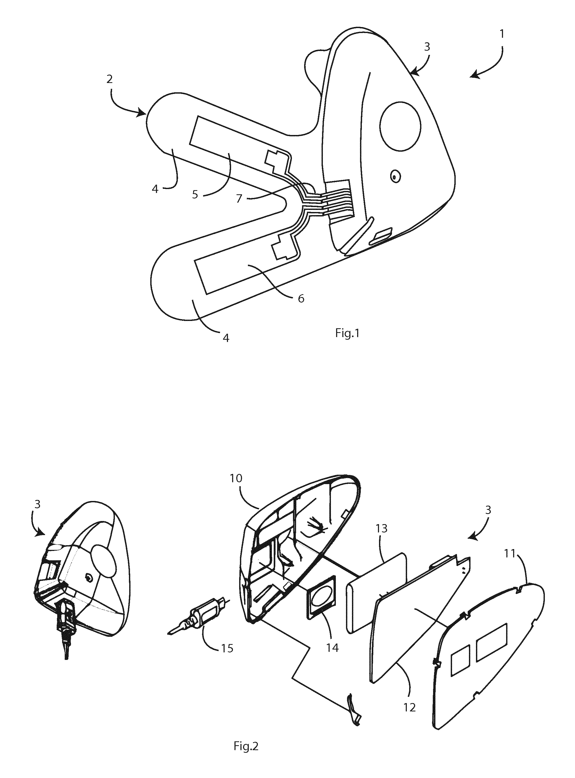 A method and device for respiratory monitoring