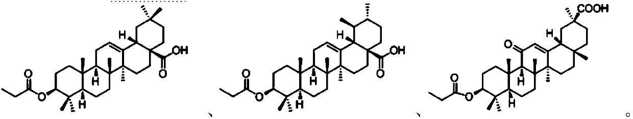 28-(L-phenylalanine)-pentacyclic triterpene derivatives as well as synthesis methods and application thereof