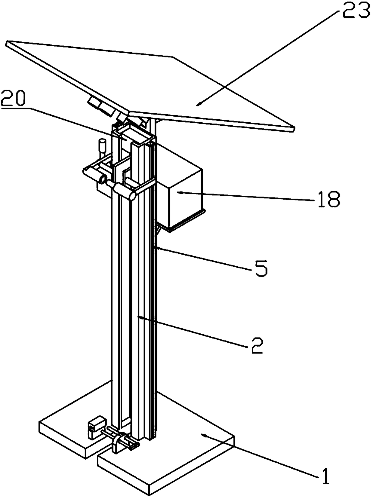 Safety anti-theft monitoring system of bicycle vertical parking device