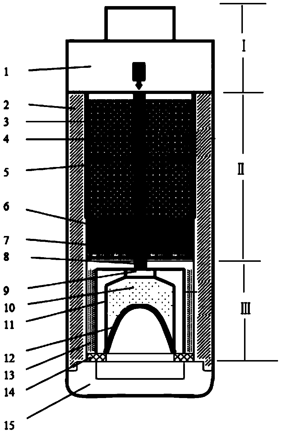 Fast unclamping device realizing oil well drill clamping object directional explosion impact failure separation