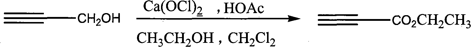 Process for synthesizing ethyl propiolate