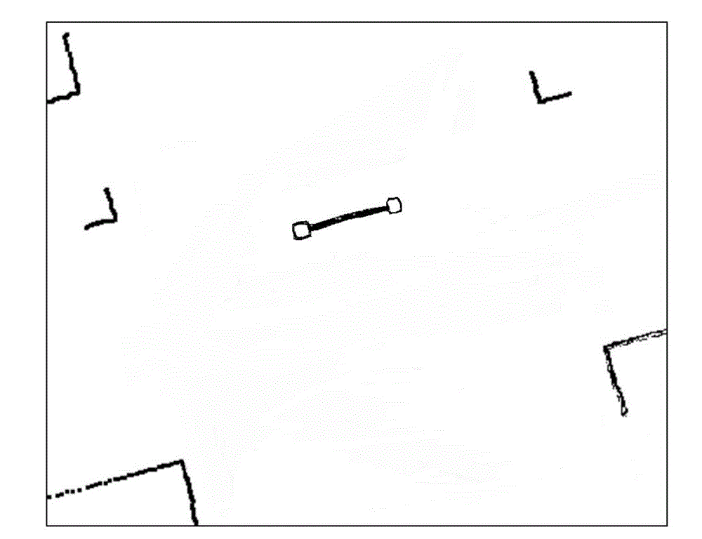 Indoor unknown structure identification method based on laser scanning