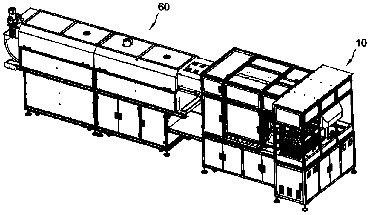 Multi-head double-arm edge oiling machine