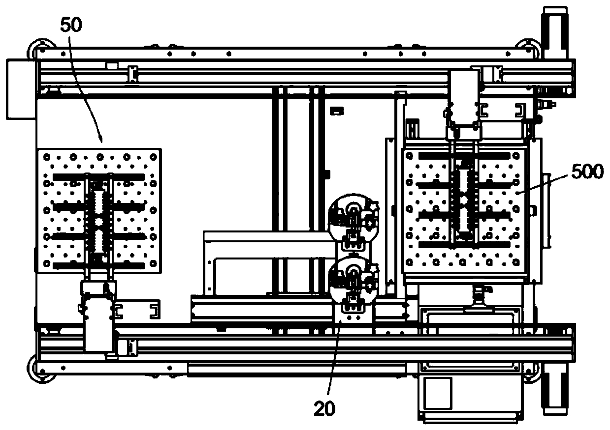 Multi-head double-arm edge oiling machine