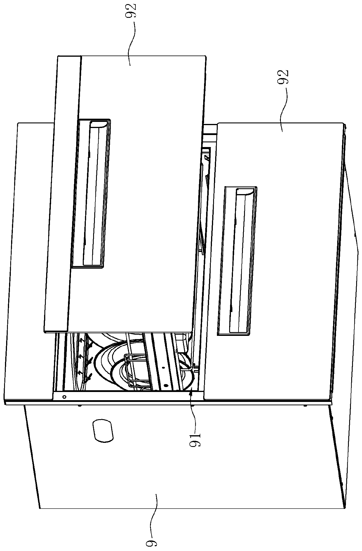 Dynamic light source disinfection unit and disinfection cabinet applying same