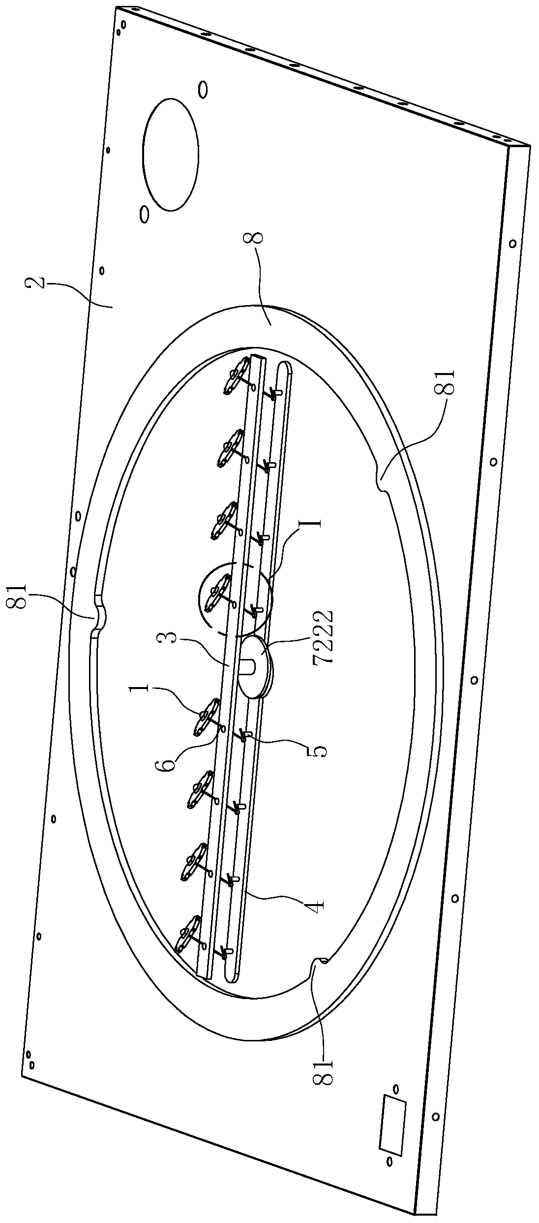 Dynamic light source disinfection unit and disinfection cabinet applying same