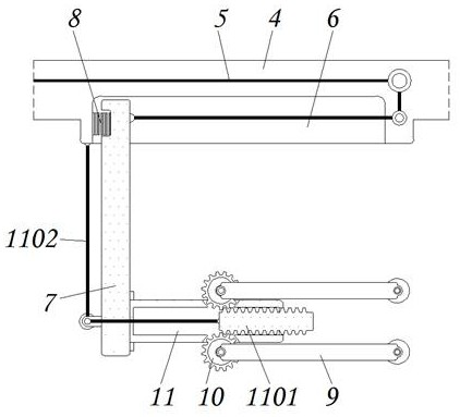 Anti-falling pipe fitting lifting device with protection structure for aviation equipment production