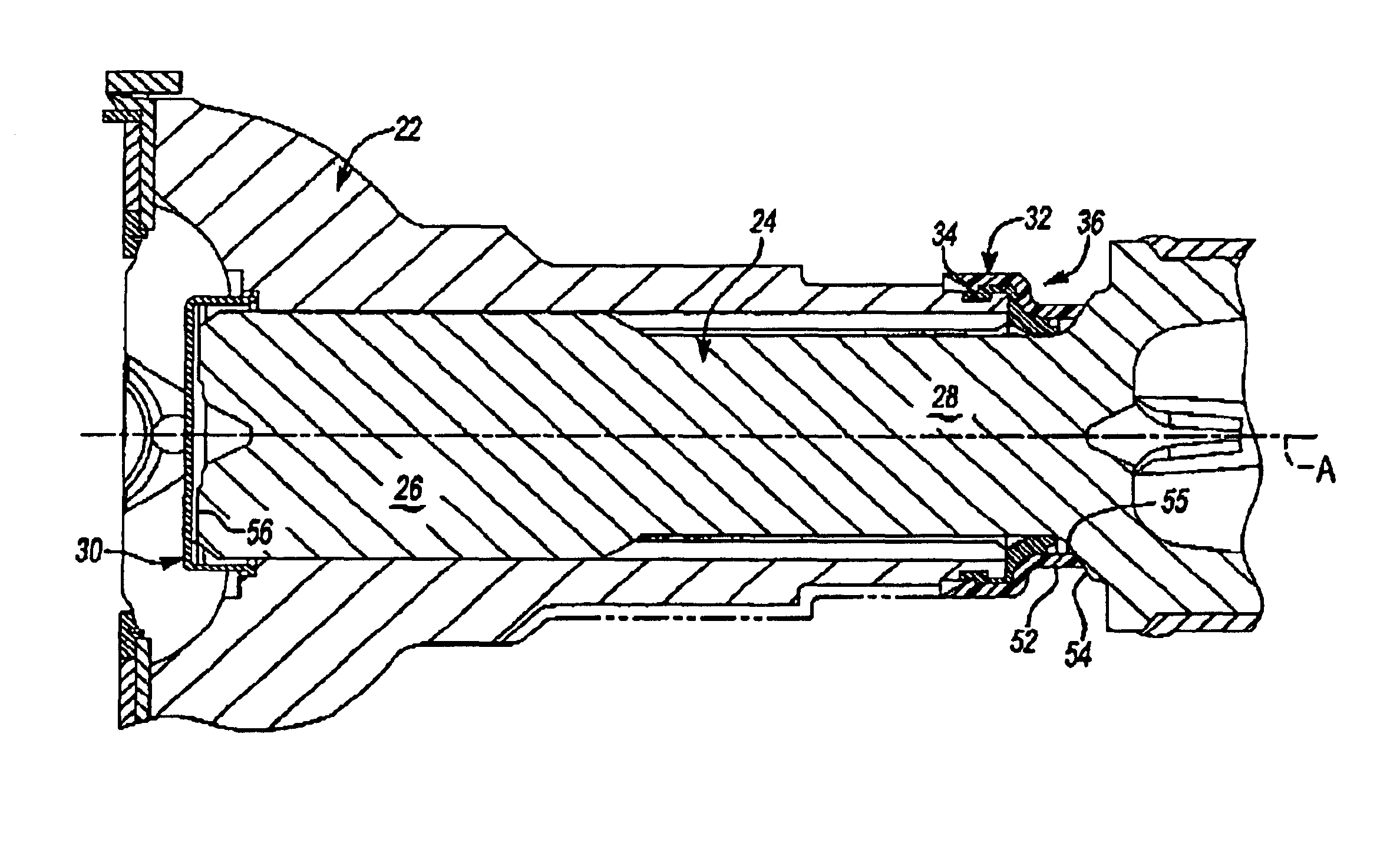 Slip seal retainer and stop