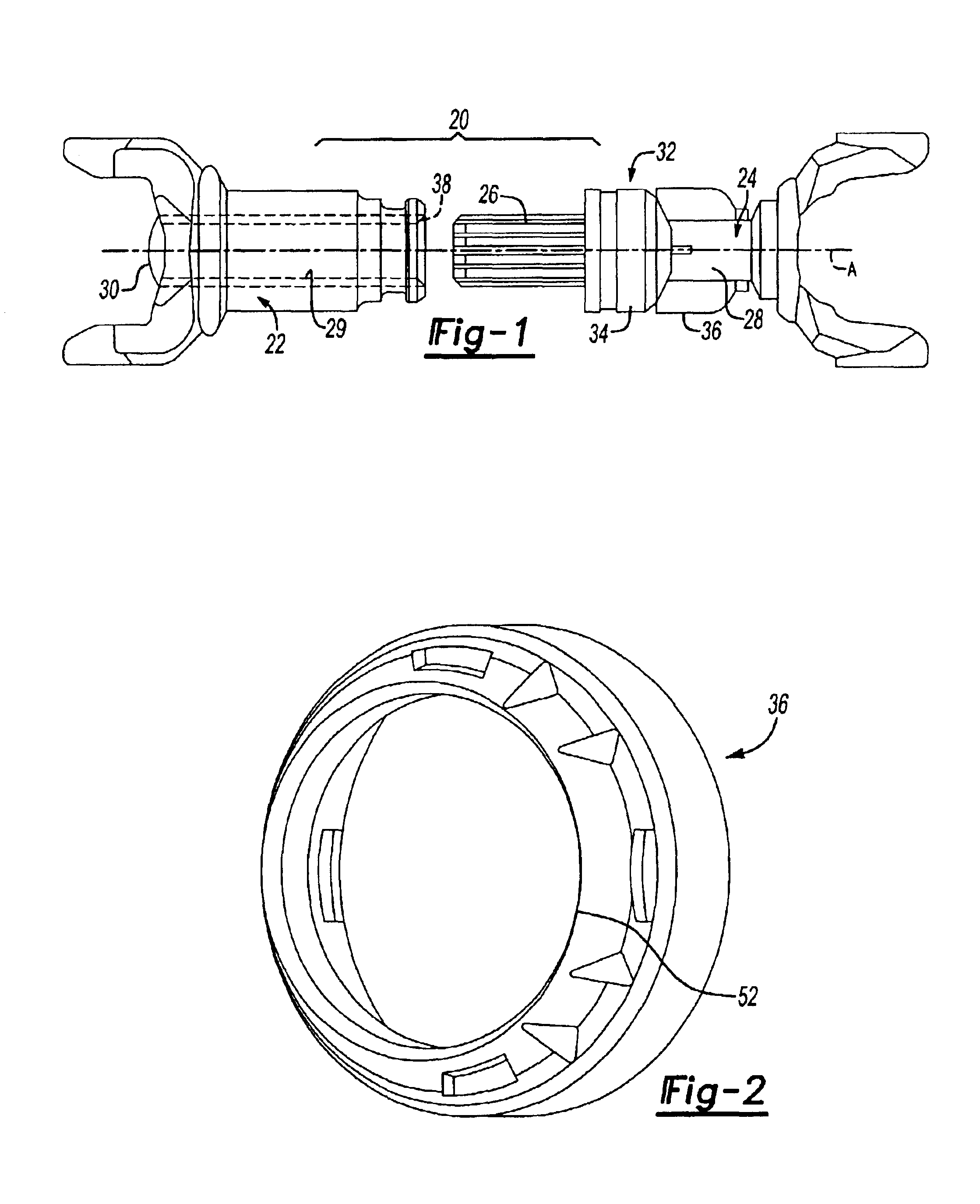 Slip seal retainer and stop