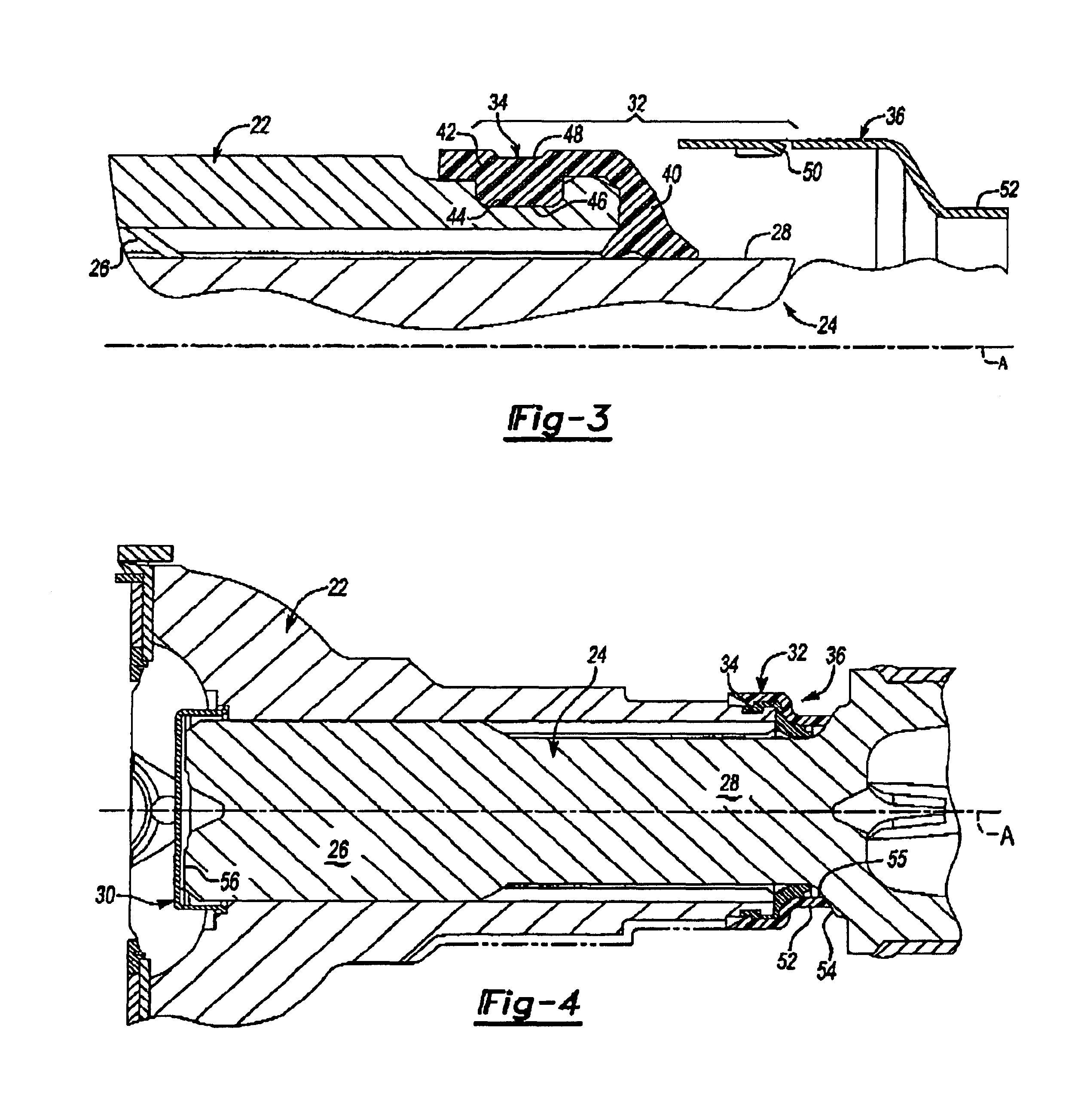 Slip seal retainer and stop