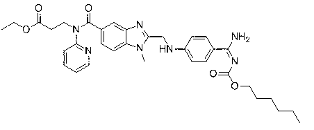 Fluorine group-containing-modified dabigatran etexilate analogue and synthetic method thereof