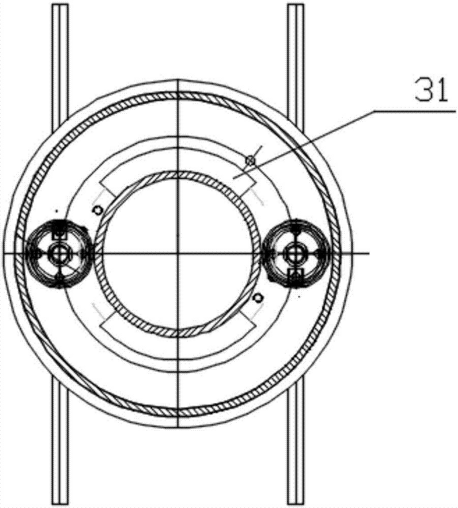 Loading/unloading arm and tank opening connecting device