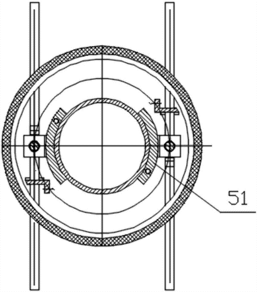 Loading/unloading arm and tank opening connecting device