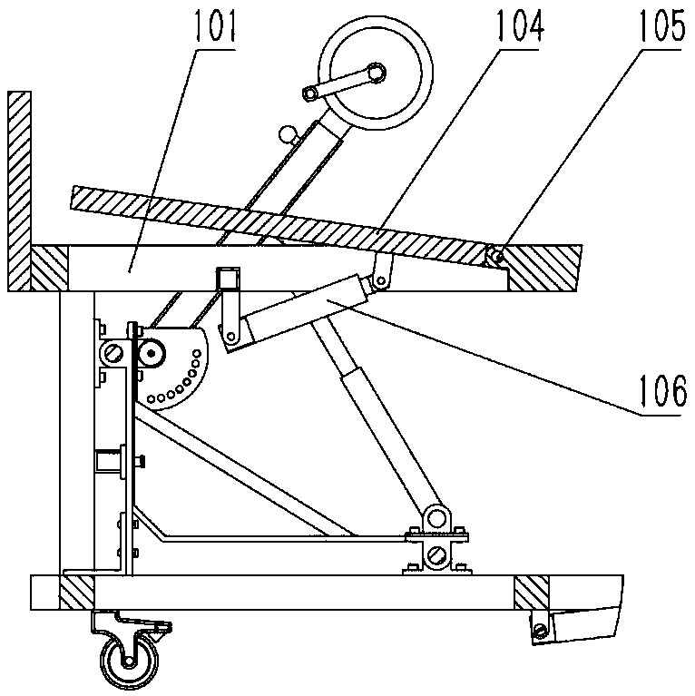 A rehabilitation training bed for comprehensive training of limbs