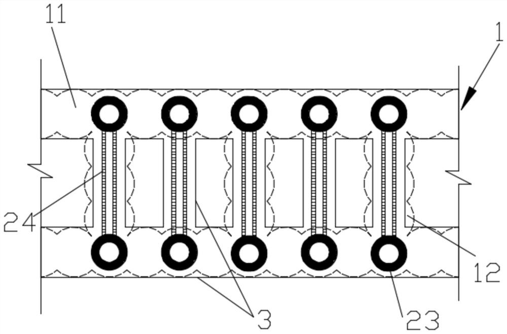 Integrated foundation pit supporting structure and construction method thereof