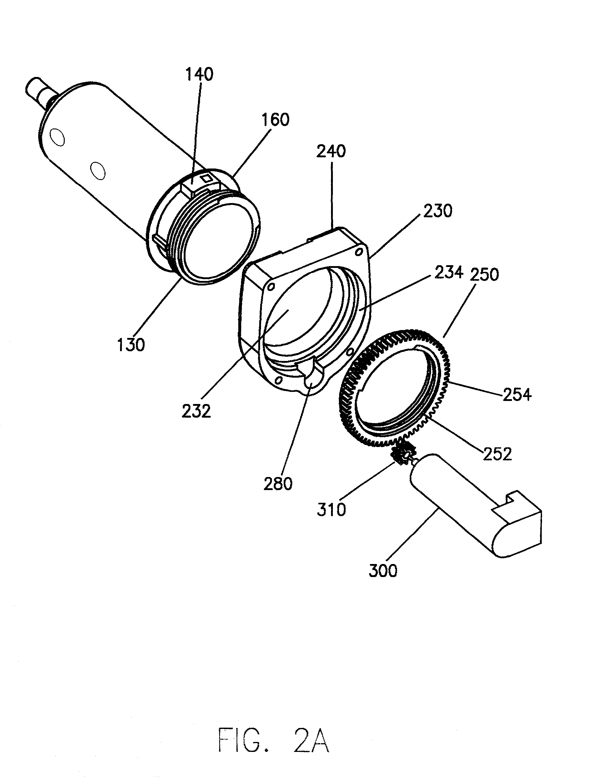 Injector system including a powered loading device for connecting a syringe to an injector